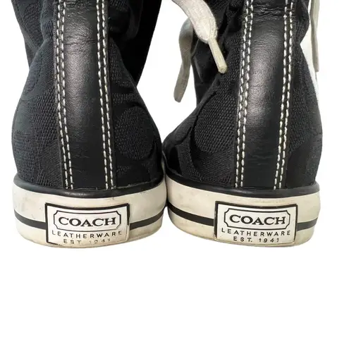 Coach  Bonney Butterfly HighTops Sneakers Size 7.5B