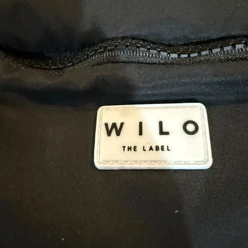 WILO The Label Black Nylon Belt Bag Fanny Pack Adjustable Strap Zip Pouch