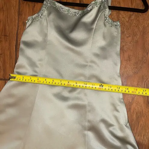 Alexia Designs sage green prom formal bridesmaid dress gown woman’s 12