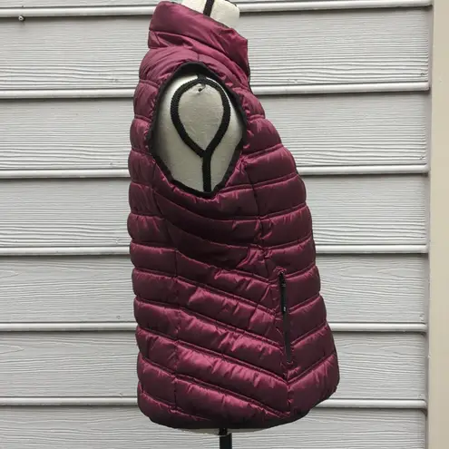 Marc New York Reversible Quilted Vest with Hidden Hood