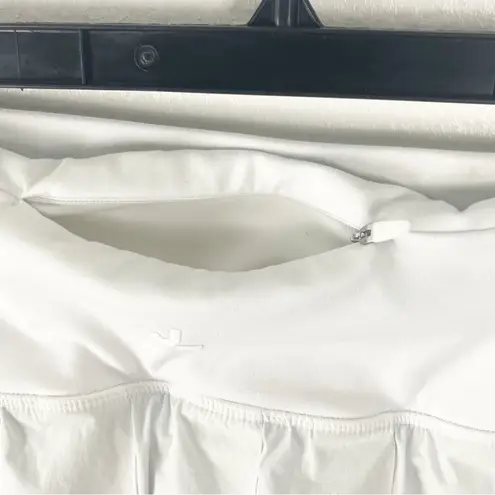 JOY LAB White Pleated Back Waist Zip Pocket Tennis Fishing Golf Skirt Size XL