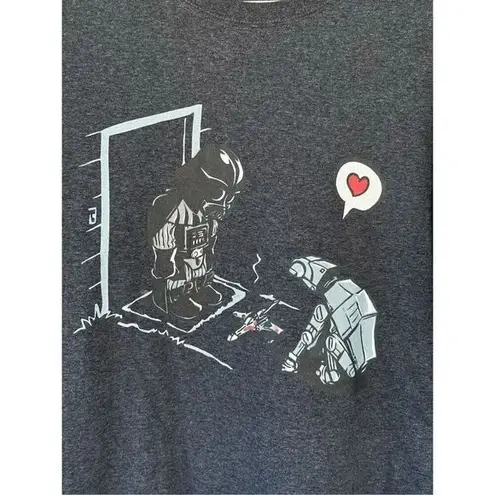 Star Wars 1679 Vintage Gray T Shirt Size Large