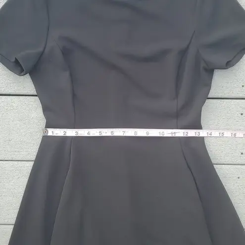 Donna Karan Black Label High Low Short Sleeve Dress with Pockets