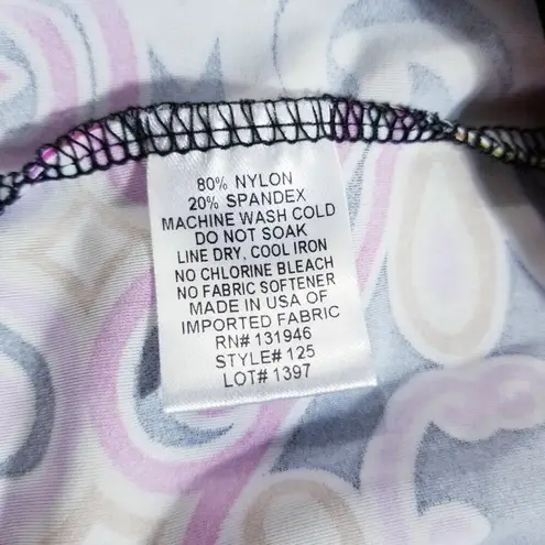 Jude Connally Geometric Abstract Multi Colored Psychedelic Sheath Dress Funky Pink Size XS