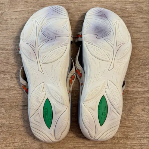 NWOT Earth Origins Women’s Sandals Size 8 Comfort Orthotic Tribal Aztec Design Gray