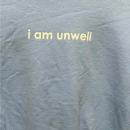 Barstool Sports Barstool Chicks Blue Crop I am Unwell Call Her daddy Hoodie