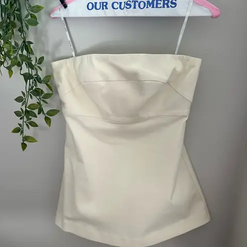 Shona joy Lani Strapless Mini Dress - Cream size 6