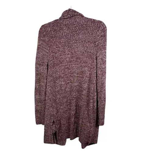 Barefoot Dreams Cozychic Lite Montecito Cardi Cardigan Wrap Heathered Plum Sz M