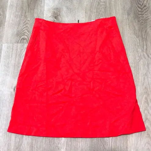 CAbi  Fiery A-Line Ponte Skirt Sakura Red