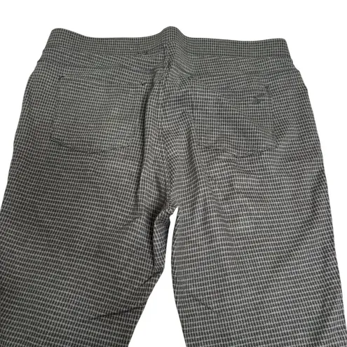Seven7 Pull On Leggings Ponte Pant XL Gray Houndstooth Stretch Rayon Blend
