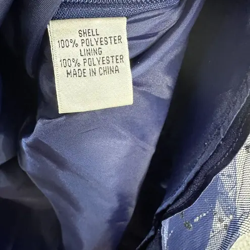 Hailey Logan dress womens 8/10 blue strapless glitter jewel Prom Wedding event