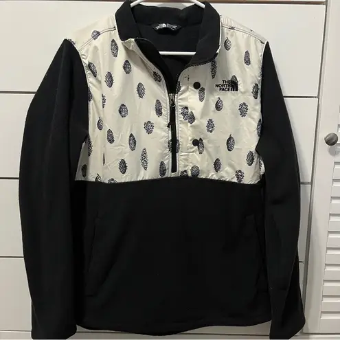 The North Face  1/2 Zip Fleece Patterned Pine-cone Jacket