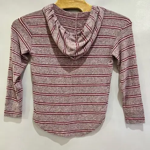 Market And Spruce Hoodie Brushed Knit Womans Sz‎ XS Athletic Casual BOHO Red