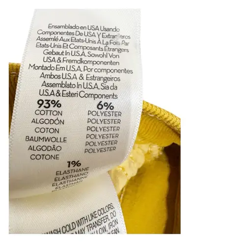 Mother The Tom Cat High Waist Straight Leg Corduroy Pants Hopscotch Size 23 Gold