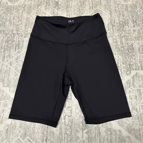 IVL Collective Black Biker Shorts Active Performance Collagen Infused Size 6