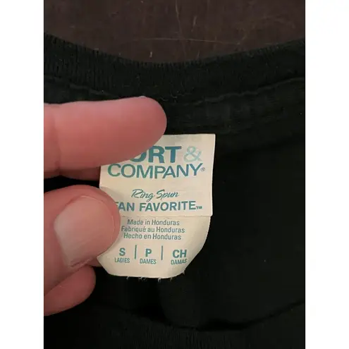 Love Basketball Shirt Womens Small Black Graphic Tee Short Sleeve Crewneck