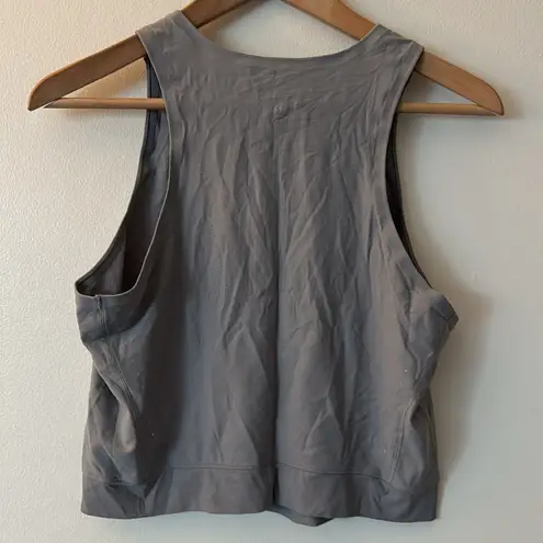 Lululemon  6 SenseKnit Running Tank Top in Rhino Grey