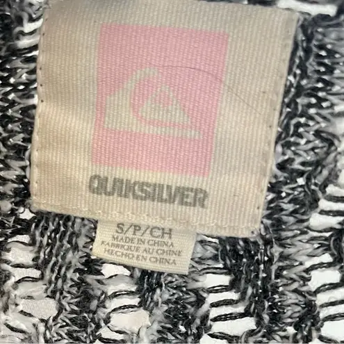 Quiksilver QUICKSILVER sweater scoop neck multi weave 3/4 length sleeves