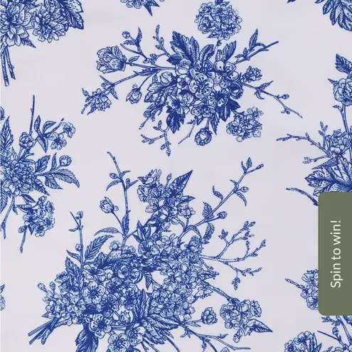 Berlook Floral Halter Triangle Bikini Top ONLY 68 Blue Size L