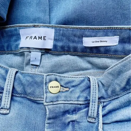 frame denim NWT Frame Jeans Le One Skinny Caspio Size 1 Fits Women’s Size 23-28 Denim NEW