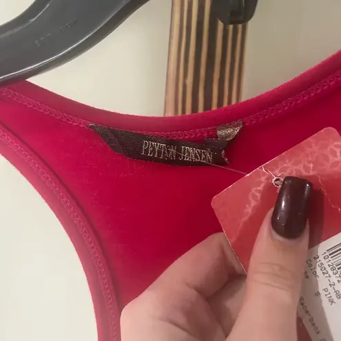 Peyton Jensen Womenโs Size Small Hot Pink Racerback Dress NWT