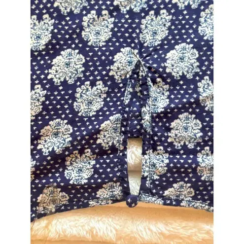 Kori America Women's Floral Print Top with Lace Detail Spring Easter Fashing Med