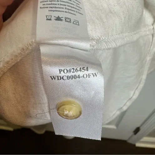 Faherty Legend Sweater Dress L Beige Collared Button Front Soft Knit Shirt Dress