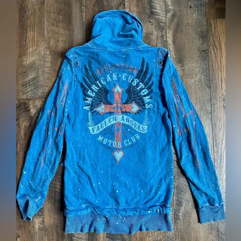 Affliction American Customs Moto Club LA Women’s Sz. M Zipper Top