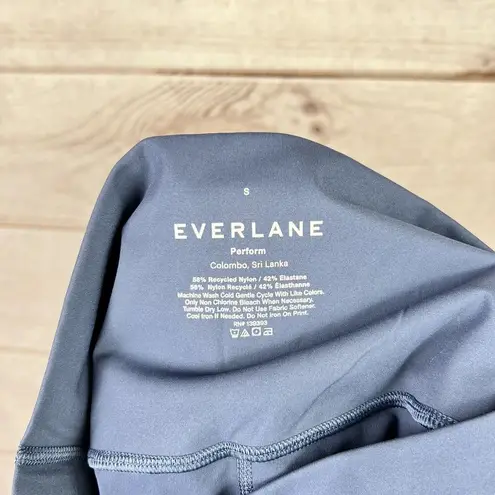 Everlane  The Perform Bike Shorts Womens Blue High Waist Performance Sz S