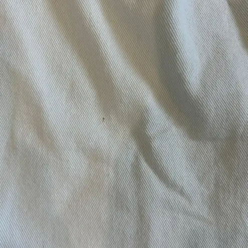 Vintage Brtish West Indies White Cotton High Waist Skort Mini Skirt Size M Size M