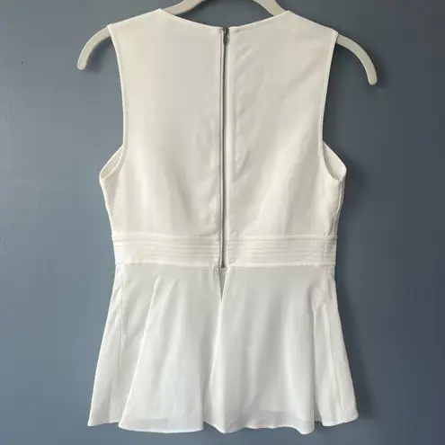 A.L.C. Leigh Pintucked Peplum Top