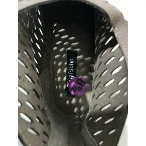 Zigi Soho Woman’s Nwt Ankle Boots Back Zip Taupe 8.5