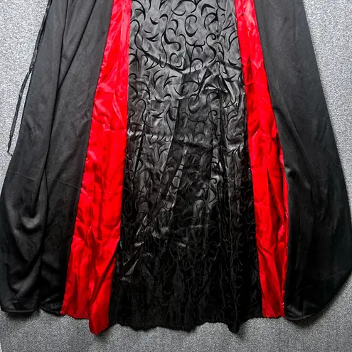 New Black Dress Renaissance Goth Witchy Gown Halloween Party Costume Large NWT