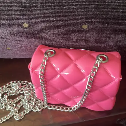 Barbie Pink Quilted Chain Bag