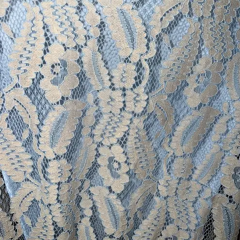 Suzanne Betro Lace Long Sleeve Peplum Top Size 1X