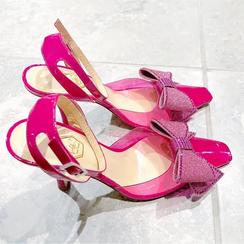 Nalebe Dimante Pumps in Pink, (Made in Italy) Size 39 New in Box Retail $730