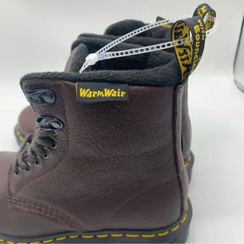 Dr. Martens Doc Martens AirWair With Bouncing Soles Brown  Genuine Leather Boots Size 6 New