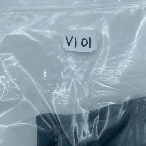 Habit Women’s O/S Top Ribbed Tank Reversible Crop Yoga Pilates Scoop Crew Neck Green