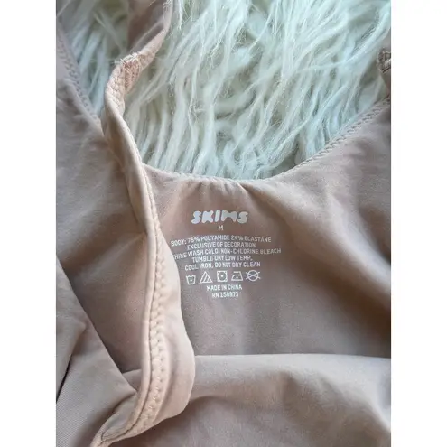 SKIMS Fits Everybody Square Neck Bodysuit Mica Size Medium