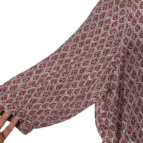 Fat face Top Womens 14 3/4 Sleeves Peplum Boho Feminine Relaxed Fit Comfy Flowy