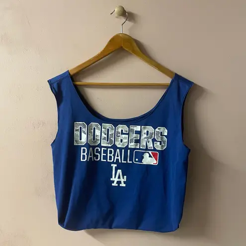 MLB LA Dodgers Baseball Blue Shoppers Tote EUC
