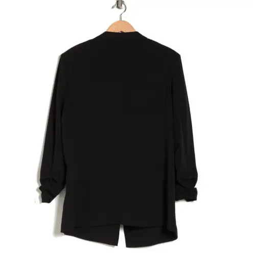 T Tahari NWT Collarless Open Front Blazer Black SZ-2X
