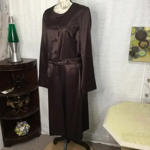 Axcess Long Lightweight Overcoat Purple Size 14