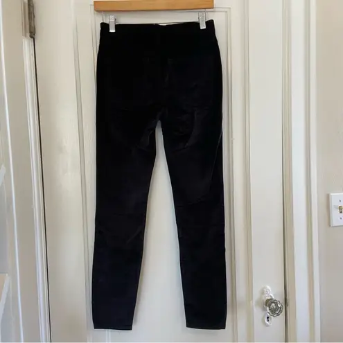 J.Crew  High Rise Toothpick velvet jeans