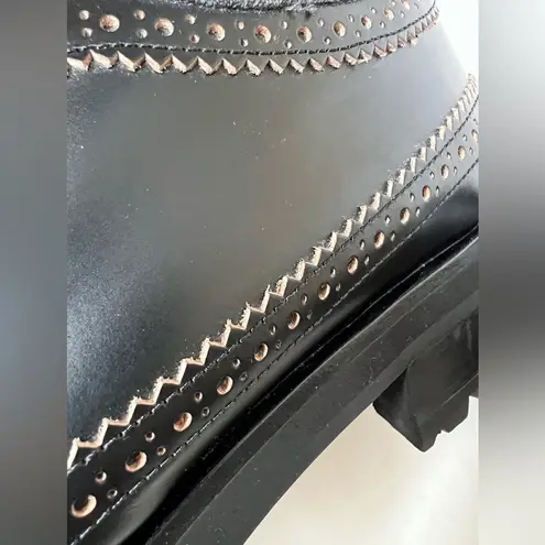 Marni Black Wing Tip Oxfords w/ Lug soles, Sz 40