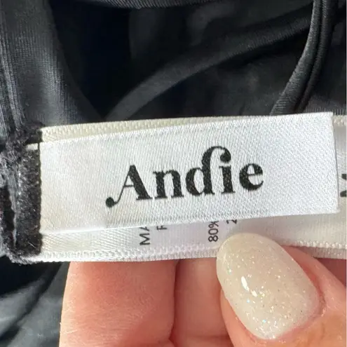 ANDIE Swim the Waikiki Dress NWT size Small Black Halter Swim Beach Coverup