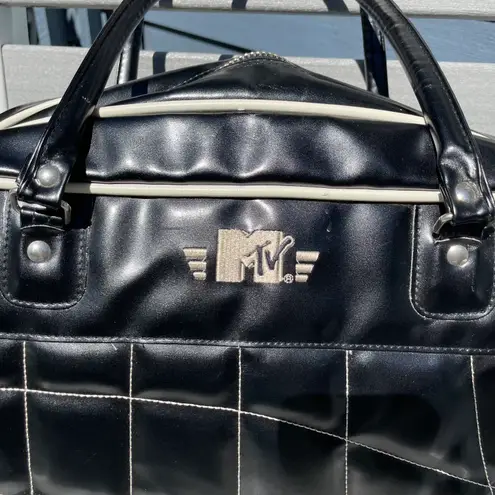 MTV Brand MTV Vintage black faux leather large purse