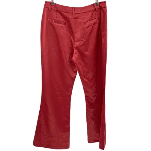 Moon River Pant Large Satin Flare Leg New