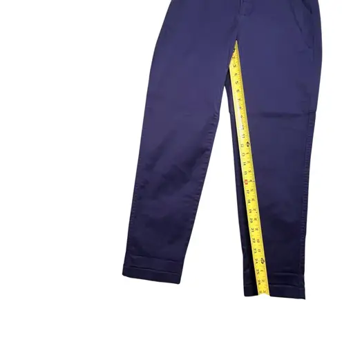 Liverpool Pants Womens 4 Blue Evening Blue Chino Straight Leg Stretch Trousers