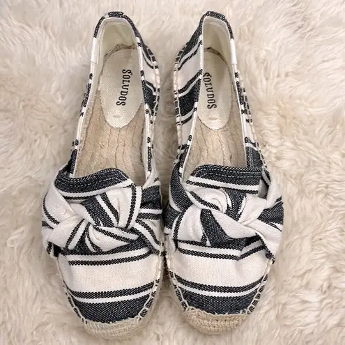 Soludos  Platform Striped Espadrilles 8 Flats - Image 2